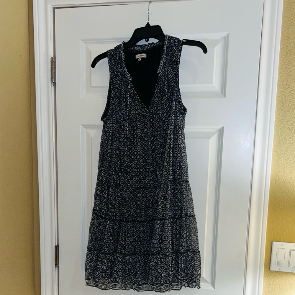 Max Studio Black and White Dress